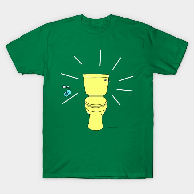 Toilet T-Shirt by Ella Byworth 